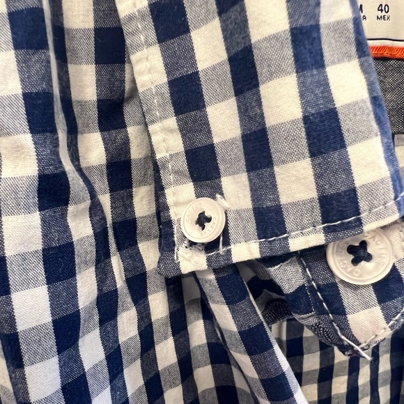 Men’s checked dress shirt - M - Picture 6 of 6